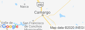 Ciudad Camargo map
